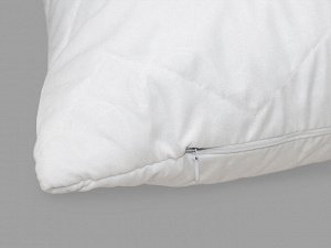 Подушка стеганая файбер молнии микрофибра 48x68 (700гр)