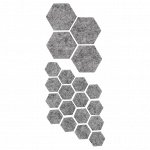 FIXA ФИКСА | Наклейки на мебельные ножки, 20 шт, серый