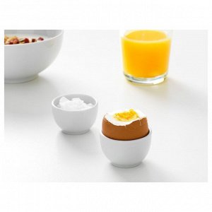 IKEA 365+ ИКЕА/365+ | Миска/подставка д/яйца, с округлыми стенками белый | 5 см