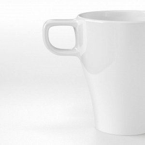 FARGRIK ФЭРГРИК Кружка, каменная керамика белый 25 сл
