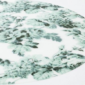 SMAKSINNE СМАКСИННЕ | Салфетка под приборы, бел/зелен/цветок | 37 см