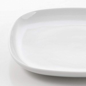 VARDERA ВЭРДЕРА | Тарелка десертная, белый | 18x18 см