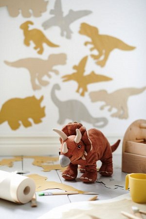 JATTELIK ЙЭТТЕЛИК | Мягкая игрушка, динозавр/Трицератопс | 46 см