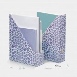 Накопитель-лоток вертикальный MESHU &quot;Lilac spots&quot;, 75мм, микрогофрокартон, 2 шт. в уп.