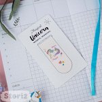 Закладка &quot;Unicorn&quot; белый