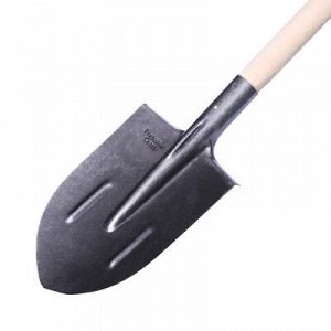 Лопата штыковая, сталь, тулейка 40 мм, деревянный черенок