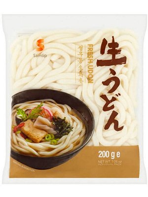 Лапша Удон быстрого приготовления Samlip без приправ. Fresh Udon 600г