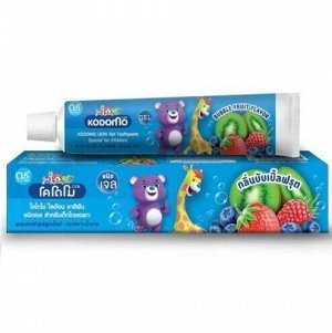 LION "Кодомо" Зубная паста  40гр  "Фруктовый аромат" гелевая (Bubble Fruit)  Таиланд