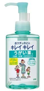 052654 "Lion" "KireiKirei" ополаскиватель для полости рта с антибактериальным эффектом и ментолово-яблочным вкусом, 200 мл., 1/20