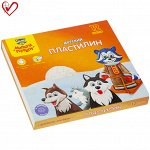 Пластилин Мульти-Пульти &quot;Енот на Аляске&quot;, 12 цветов, 180г, со стеком, картон