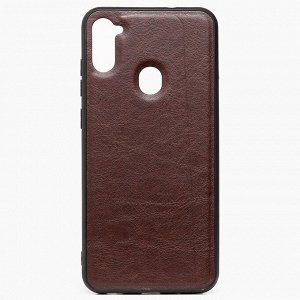 Чехол-накладка SC165 для "Samsung SM-M115 Galaxy M11" (brown)