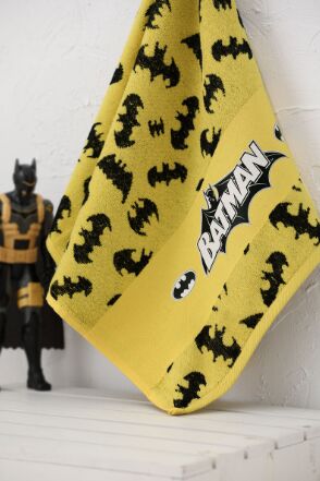 Халат+полотенце детские BATMAN DARK 5-6 желтый