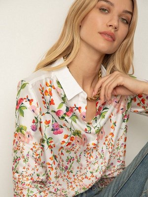 Блуза с цветочным принтом B2412/copens