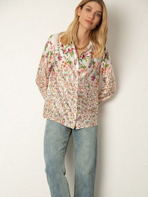 Блуза с цветочным принтом B2412/copens