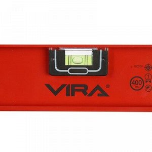 Уровень VIRA 100250, 400 мм, 3 глазка, поворотный глазок, магнитный