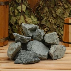 Камень для бани "Gabbro-diabase", коробка 20 кг