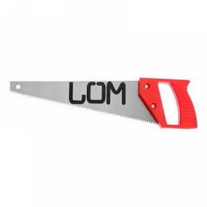 Ножовка по дереву LOM, пластиковая рукоятка, 7-8 TPI, 300 мм