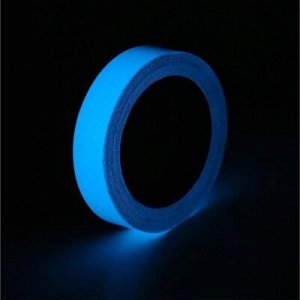 Фотолюминесцентная самоклеящаяся лента TORSO, 1.5х100 см, синие свечение