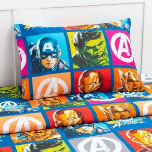 КПБ 1,5 сп "Avengers" 143*215 см, 150*214 см, 50*70 см -1 шт, бязь 4982878