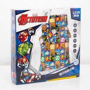 КПБ 1,5 сп "Avengers" 143*215 см, 150*214 см, 50*70 см -1 шт, бязь 4982878