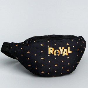 Сумка на пояс Princess, 25x6x13, отд на молнии, без подклада, черный