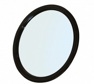 Зеркало заднего вида чёрное с ручкой d23 см Dewal