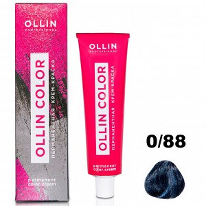 Перманентная крем-краска для волос  COLOR  0/88 OLLIN 100 мл