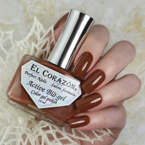 .Active Bio-gel Color gel polish 423/358  6Cream-358-Коричневый