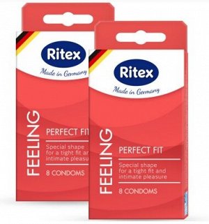 Презервативы "ritex perfect fit № 8" (анатомической формы с накопителем)