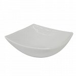 Салатник, d 160 мм, 325 мл, опаловое стекло, квадратная, WHITE, 6/72