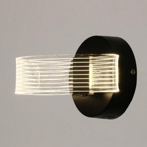 Бра 63434/1 LED 10Вт 4000К черный 16х10х20,5 см