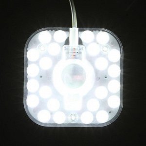 Лампа модуль светодиодный с драйвером 12Вт 4000К белый 11х11х2 см