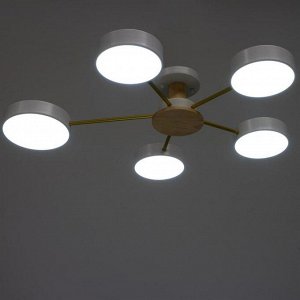 Светильник 35433/5 LED 120Вт 3000-6000К белый-золото 28х28х15 см