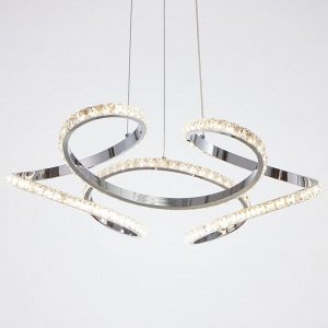 Светильник 86009/1 LED 80Вт 4000К хром 48х48х12-112 см