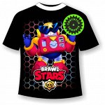 Подростковая футболка Brawl stars Вольт 1138