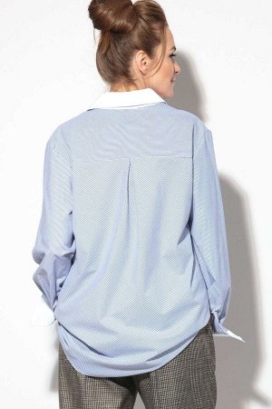 Рубашка Рубашка SOVA 11106 голубая полоска 
Состав ткани: ПЭ-15%; Хлопок-85%; 
Рост: 164 см.

Офисный вариант нескучной рубашки. Ткань рубашечный хлопок. Рубашка стандартная по посадке, имеет четкий 