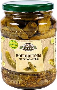 «Домашние заготовки», корнишоны маринованные, 680 г