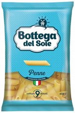 «Bottega del Sole», макаронные изделия «Перья», 400 г