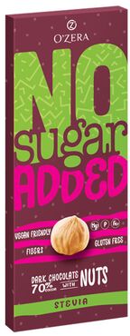 «OZera», горький шоколад No sugar added Dark&amp;Nuts, 90 г