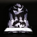 Мешок для обуви со светоотражающей лентой &quot;Велосипедист&quot;, 37 х 31 см