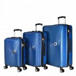 Чемодан (комплект из 3-х) арт. M88071 Цвет: Морской