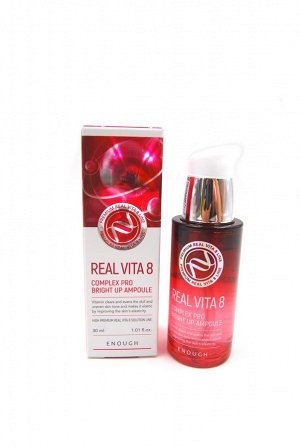 Enough Сыворотка с витаминами для сияния кожи Real Vita 8 Complex Pro Bright Up Ampoule