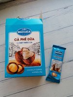 Растворимый кофе 3в1:  СО ВКУСОМ ОРЕХА МАКАДАМИИ И КОКОСА.