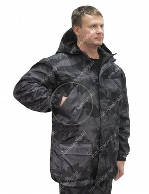 Костюм Тайга-Demi тк.Polarfleece цв.Black ambit