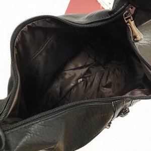 Функциональная сумка-рюкзак Verita из качественной матовой эко-кожи цвета тёмный индиго.