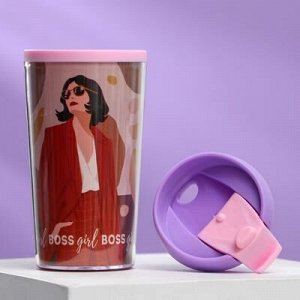 Термостакан &quot;Boss girl&quot;, 300 мл, соxраняет тепло 2 ч