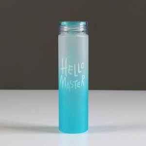 Бутылка для воды "Hello Master", 500 мл, со шнурком, микс, 6х22см