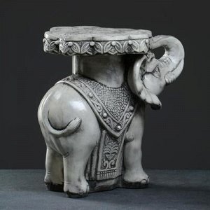 Фигура - подставка "Слон стоя" камень, 32х23х40см