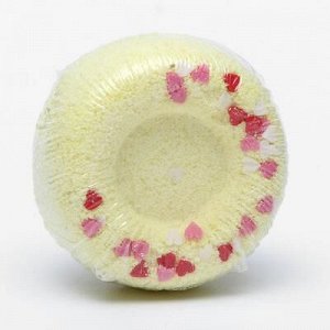 Бурлящий шар для ванн "Медовый пончик". 60 г