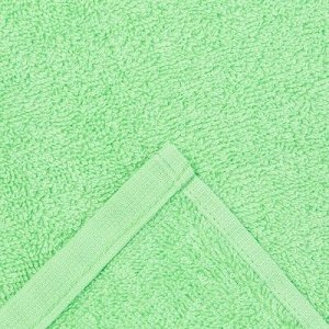 Полотенце махровое «Plait», цвет зелёный, 100х150 см